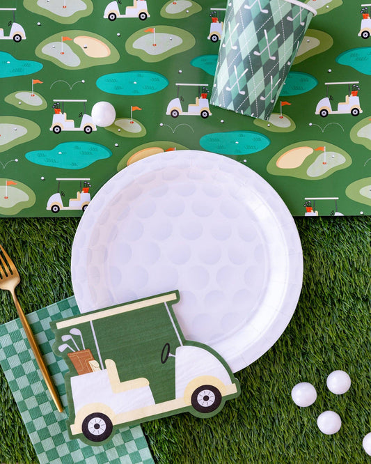 Golf Paper Table Runner