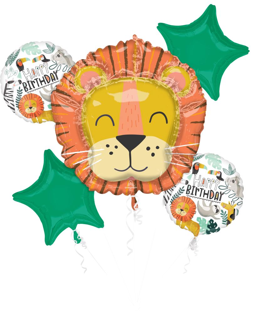 Wild Birthday Balloon Bouquet (Helium)