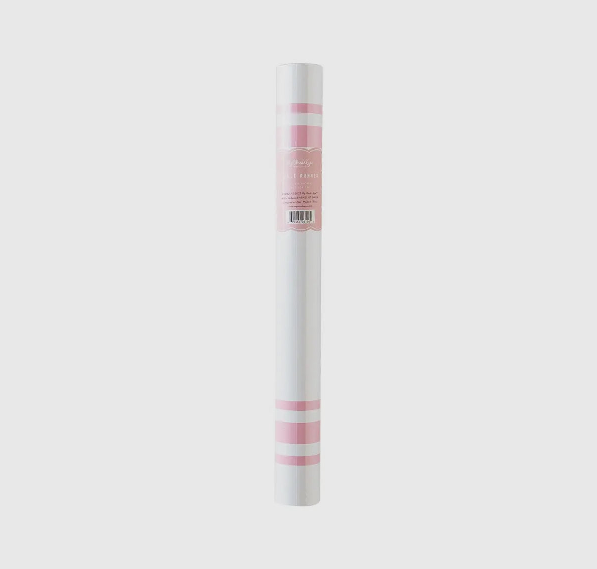 Pink Striped Table Runner