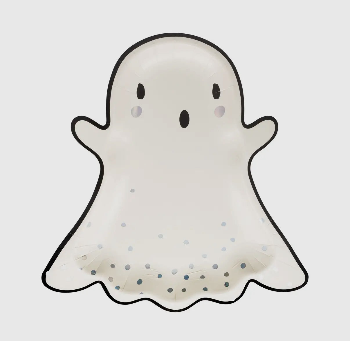 Occasions Boo Ghost Shaped Paper Plate