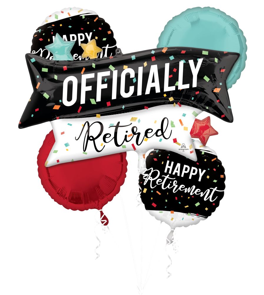 Officially Retired Balloon Bouquet (Helium)