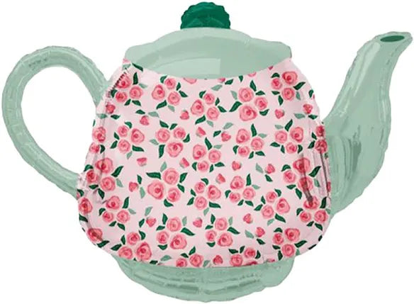 Tea Time Kettle SuperShape Foil Balloon