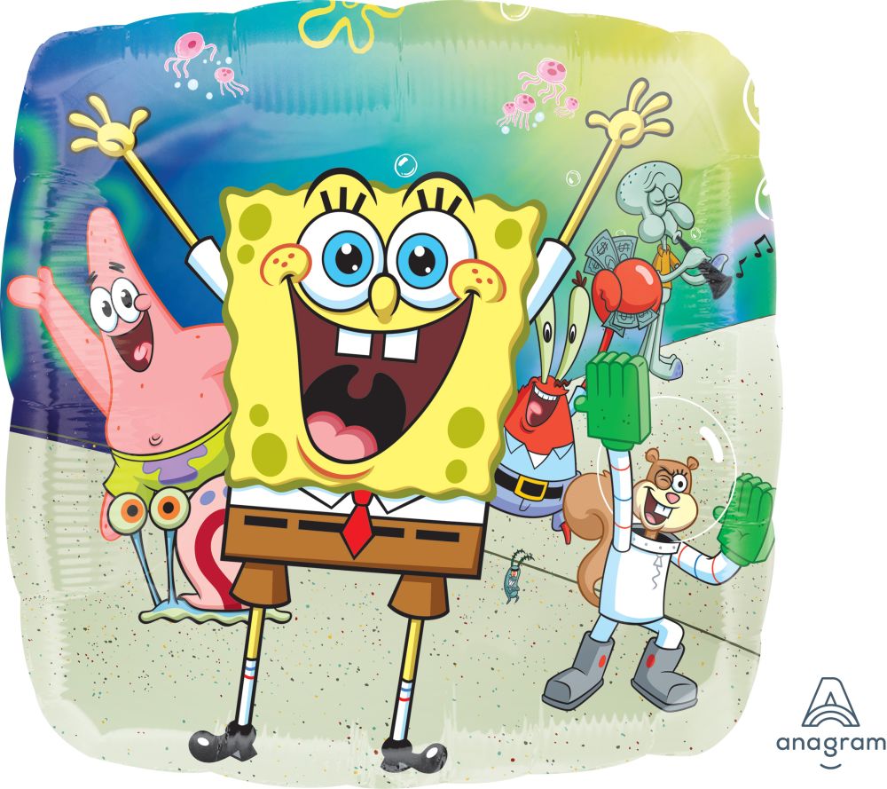 SpongeBob Square Pants & Friends Standard Foil Balloon