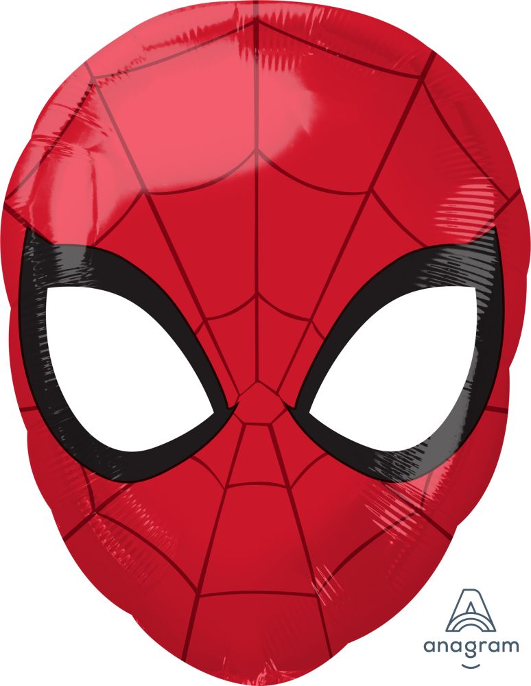 Spider Man Face Animated Standard Foil Balloon