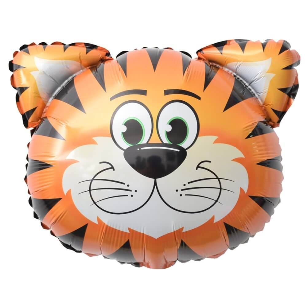 Tiger Head Jumbo Foil Balloon