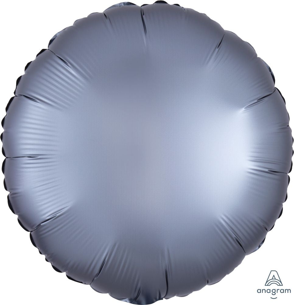 Graphite Metallic Finish Solid Color Standard Foil Balloon