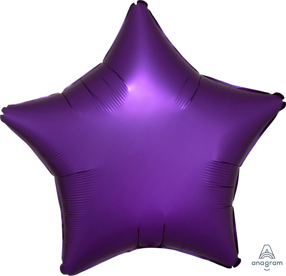 18” Purple Star Satin Balloon