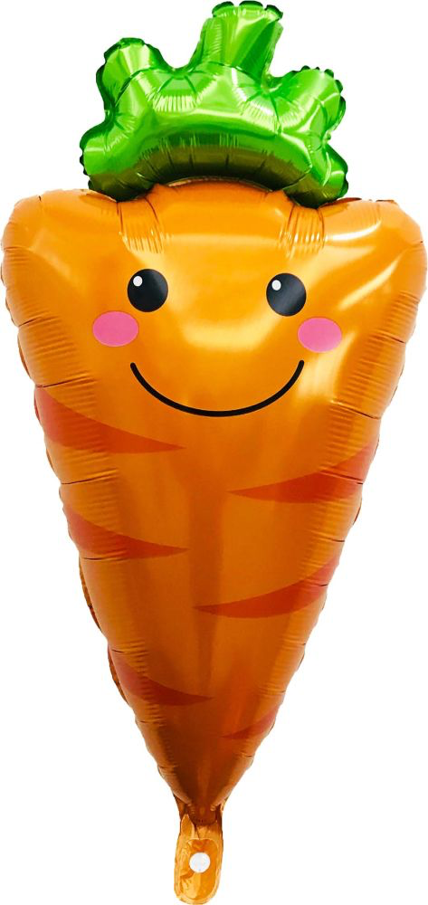 Carrot Happy Produce SuperShape Foil Balloon (Helium)