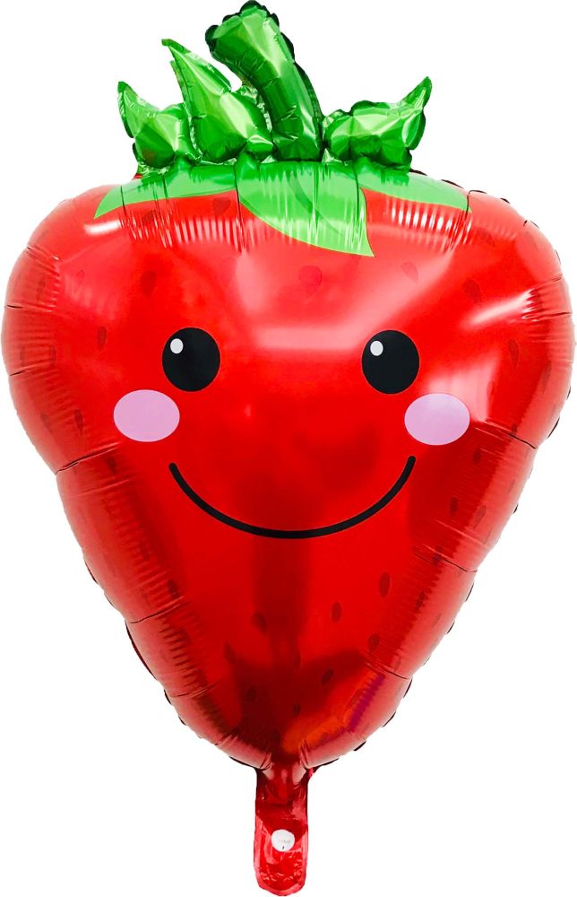 Strawberry Happy Produce SuperShape Foil Balloon (Helium)