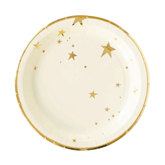 Neutral Star 9" Plates