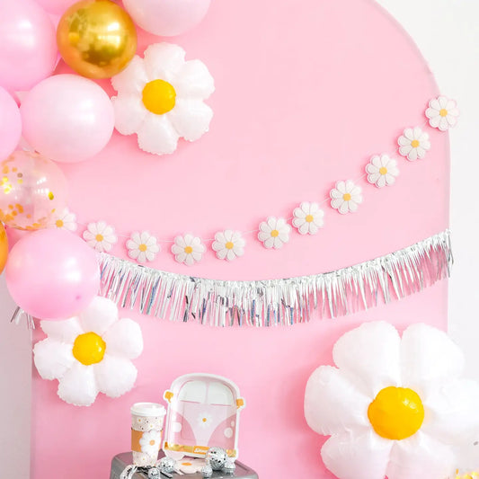 Disco Daisy Van Shaped Paper Plate