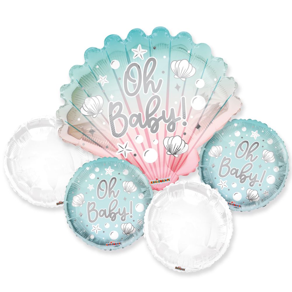 Oh Baby Balloon Bouquet (Helium)
