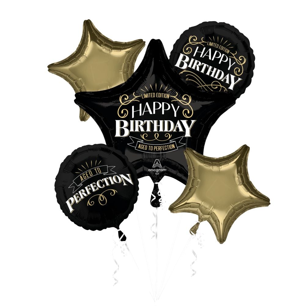 Aged to Perfection Balloon Bouquet (Helium)