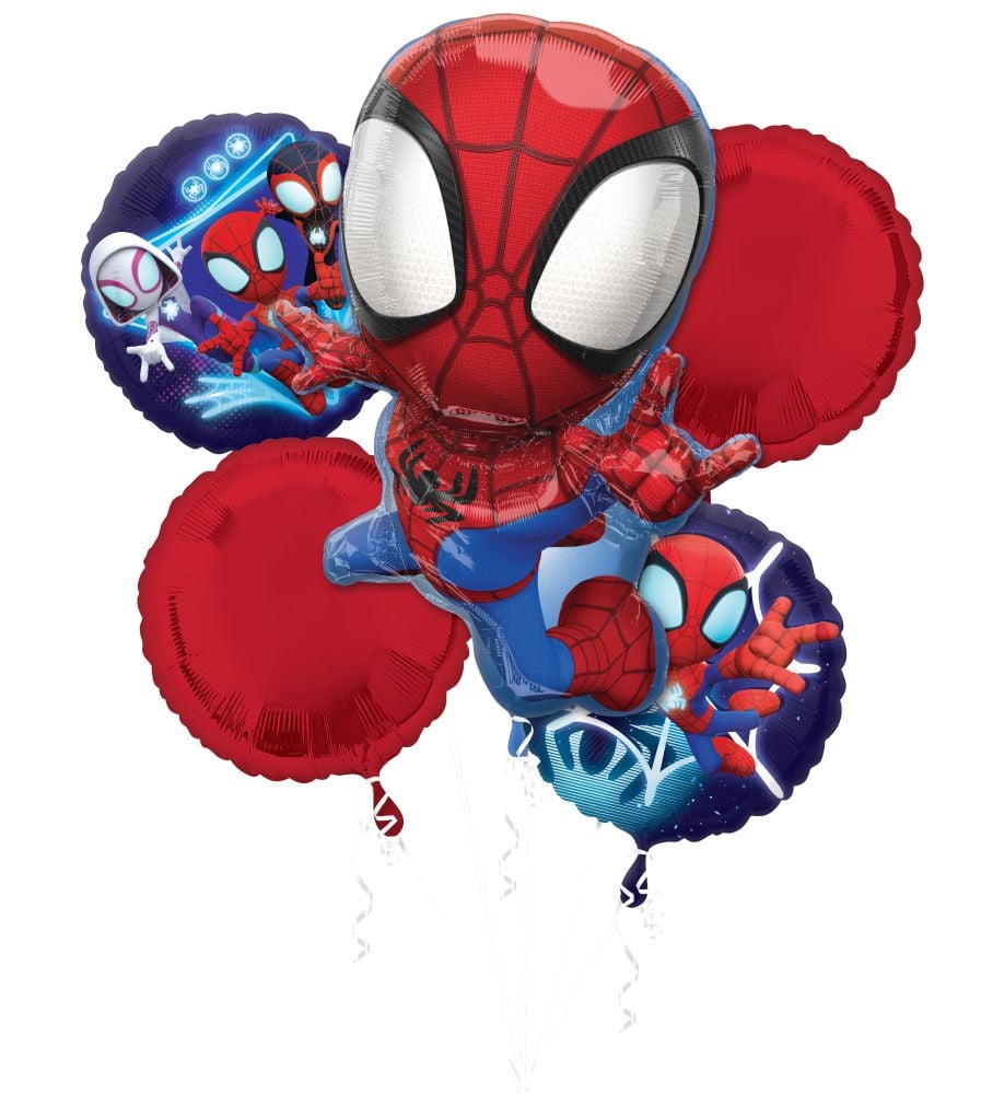 Spider-Man Balloon Bouquet (Helium)