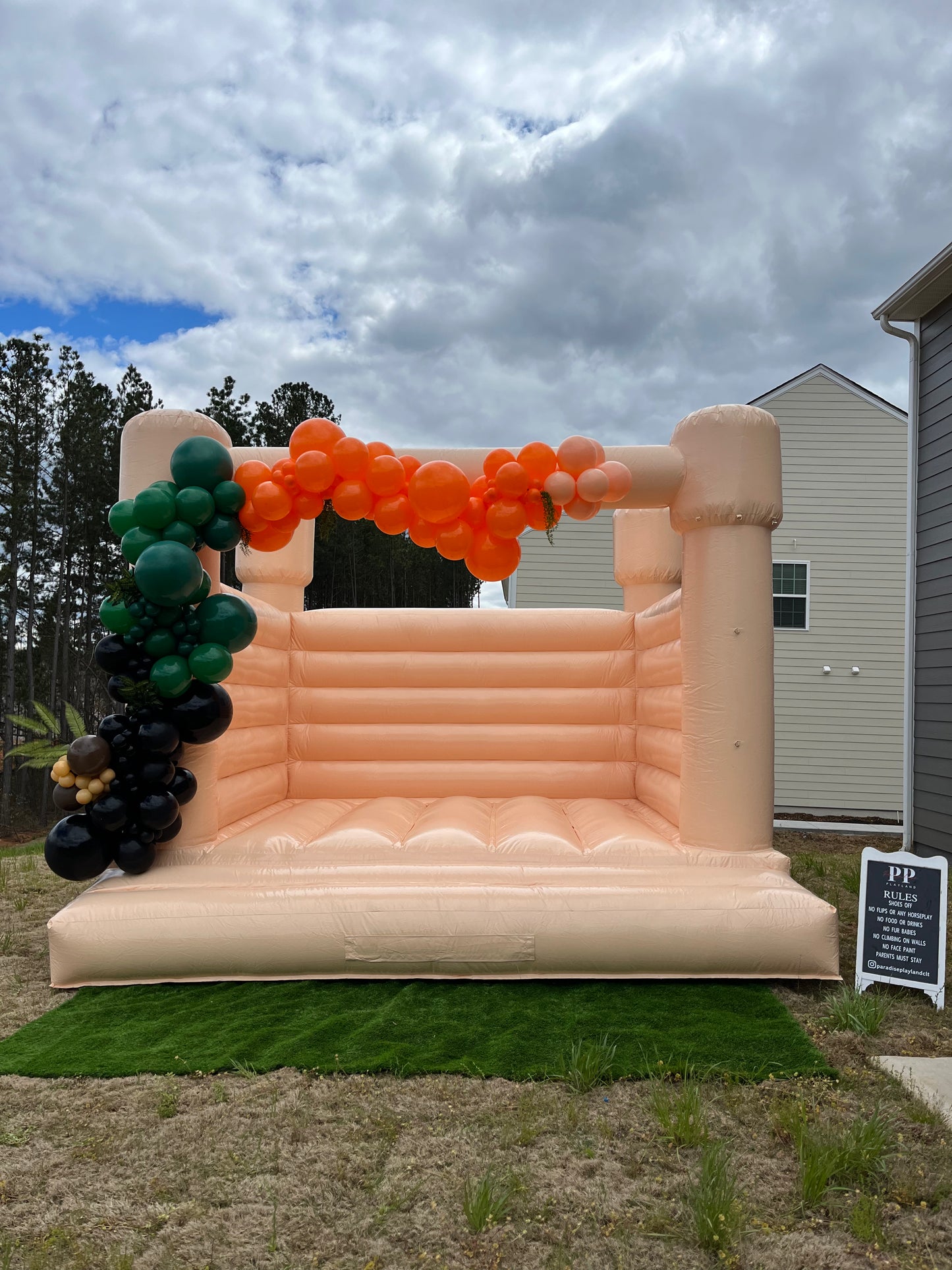 Balloons on Bounce House