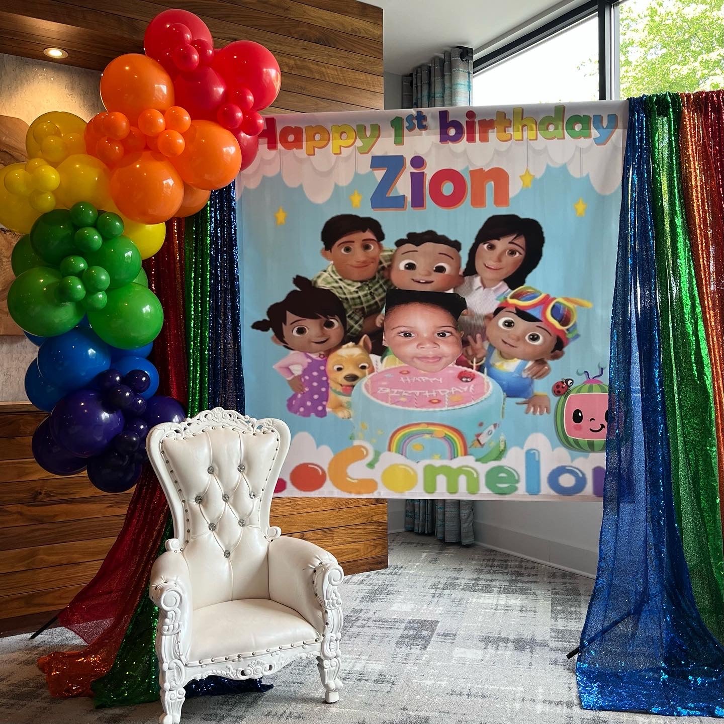 Deluxe Ballon Colors Garland
