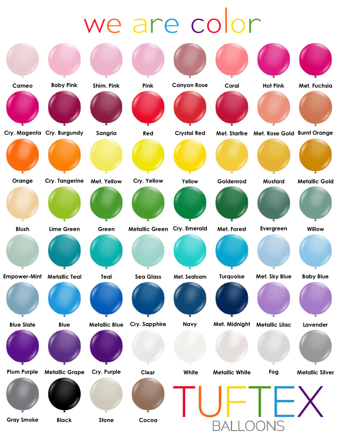Deluxe Ballon Colors Garland