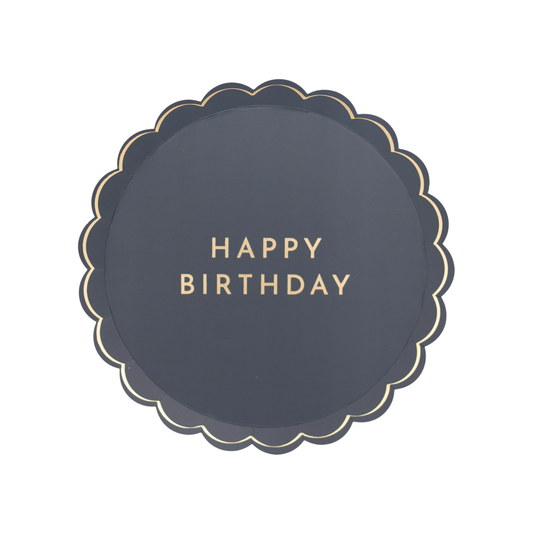MIDNIGHT BLUE SIGNATURE HAPPY BIRTHDAY SMALL PLATES