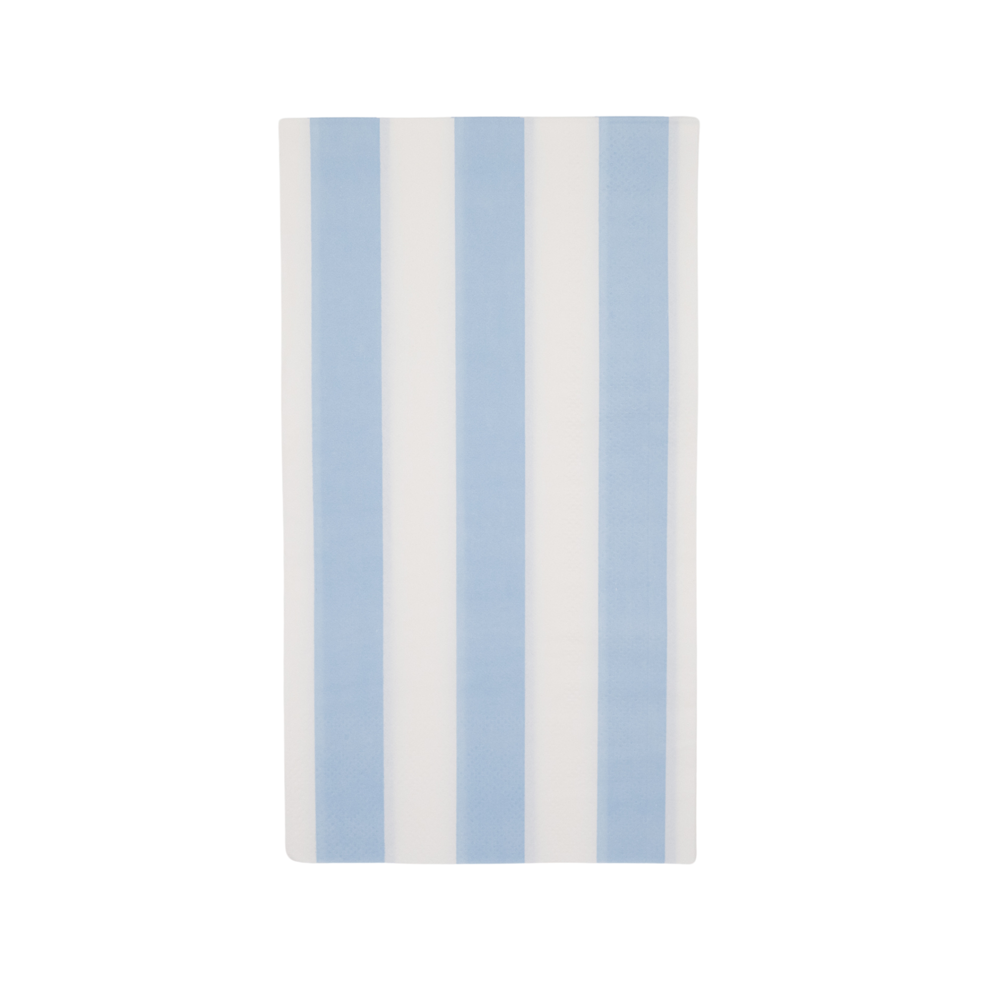 Sky Blue Cabana Stripe Paper Guest Towels