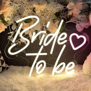 Bride to Be Bridal Collection Neon Sign Rental