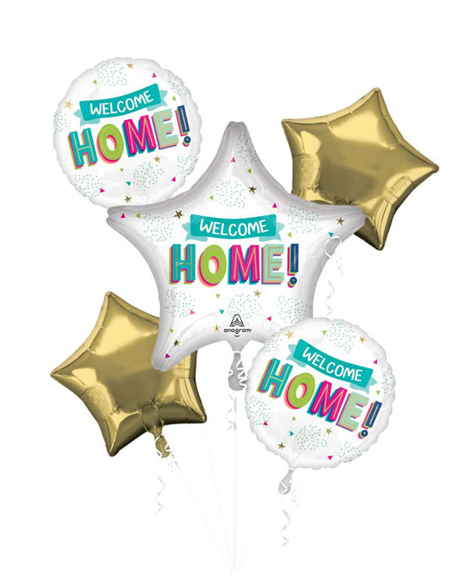 Welcome Home Balloon Bouquet (Helium)