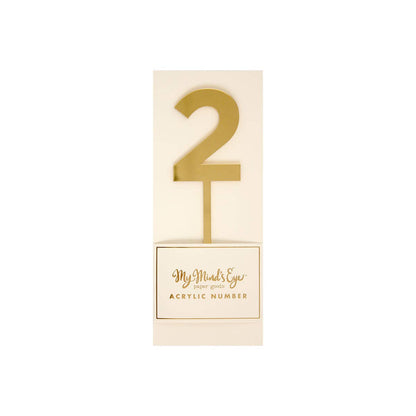 Basic Gold Acrylic Number 2