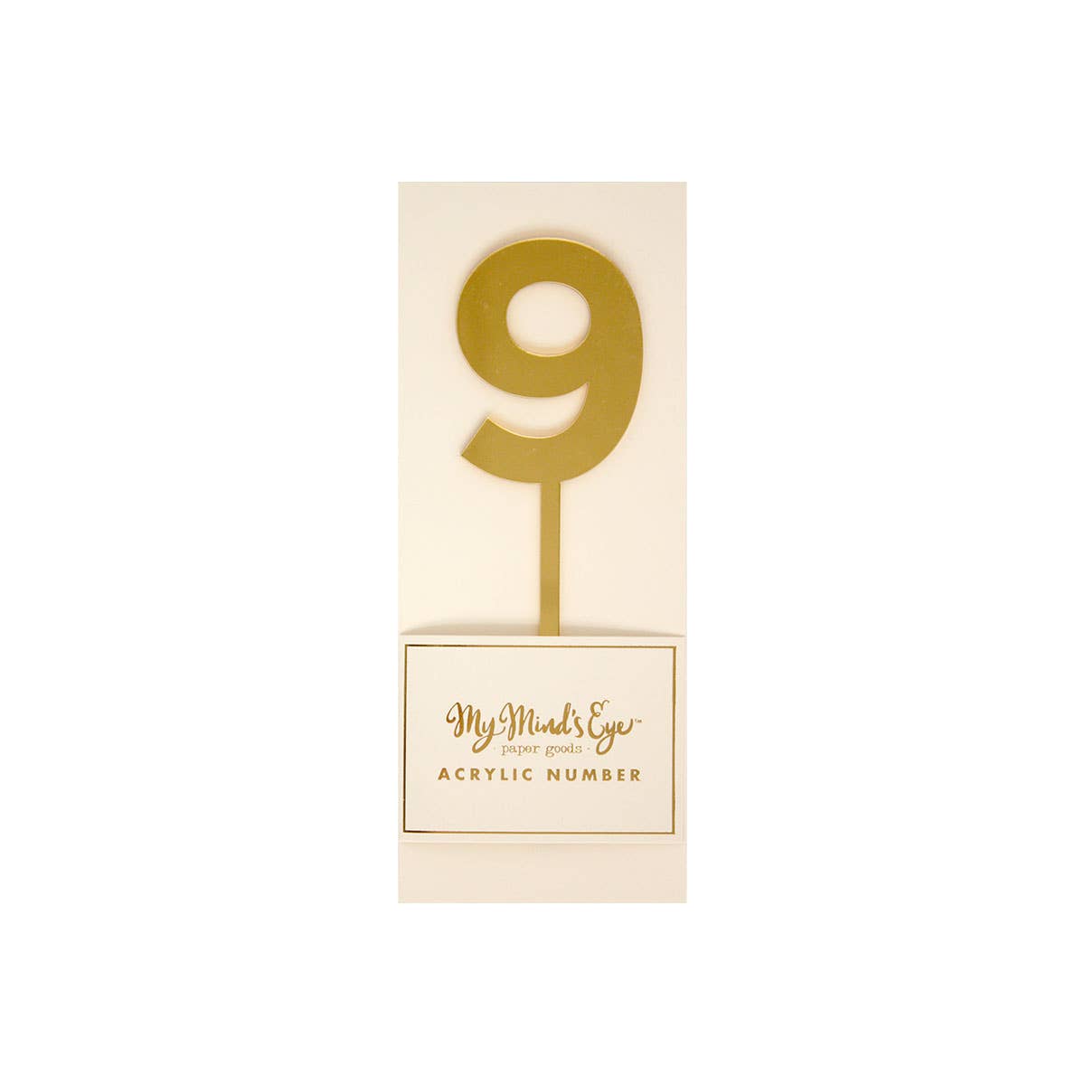Basic Gold 
 Acrylic Number 9
