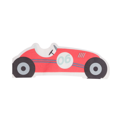 MIL1039 - Miles per Hour - Race Car Napkin Set