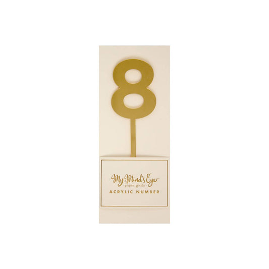 Basic Gold 
 Acrylic Number 8