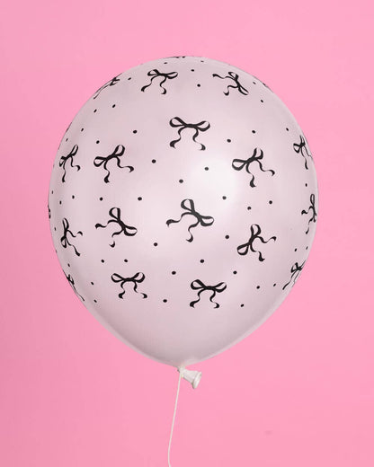 Little Black Bow Pack - 24 latex balloons, Martini, Coquette, NYE