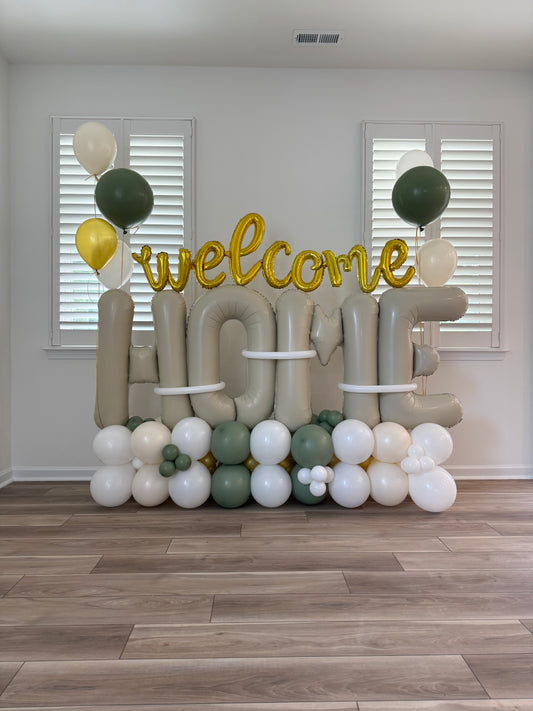Welcome Home Balloon Bouquet Air Filled