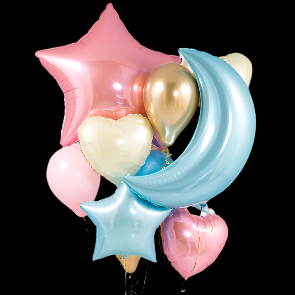 Helium Medium Deluxe Bouquet