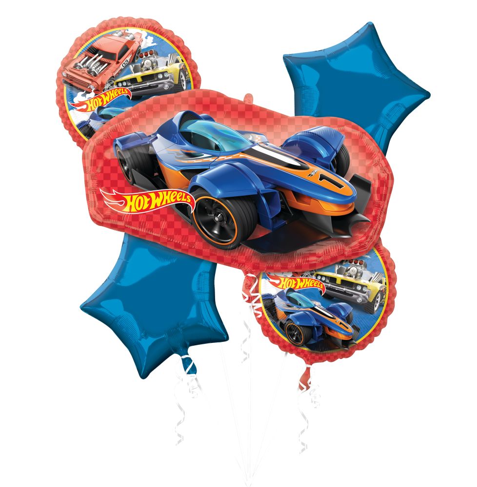 Hot Wheels Balloon Bouquet (Helium)