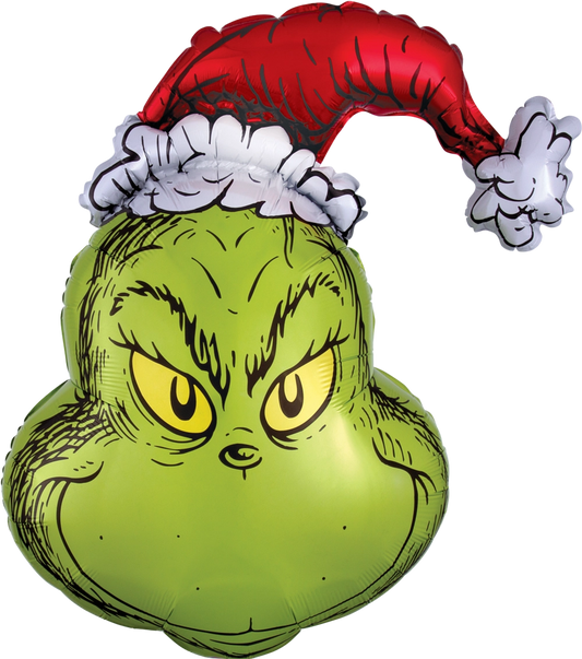 Grinch Christmas SuperShape Foil Balloon