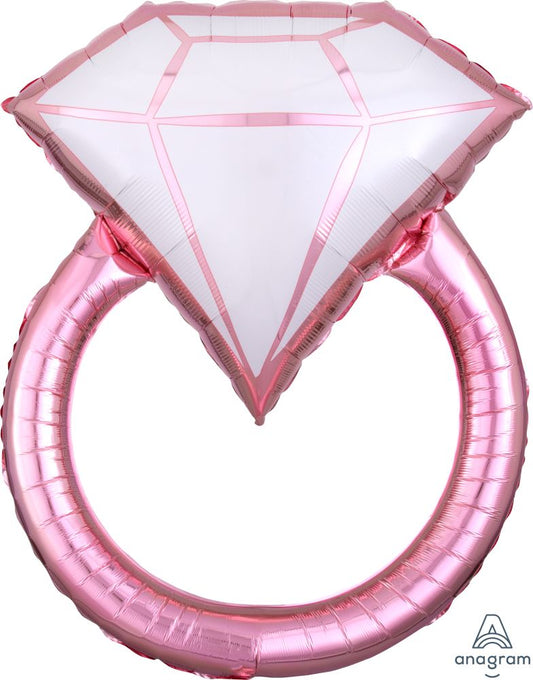 Engagement Ring SuperShape Foil Balloon