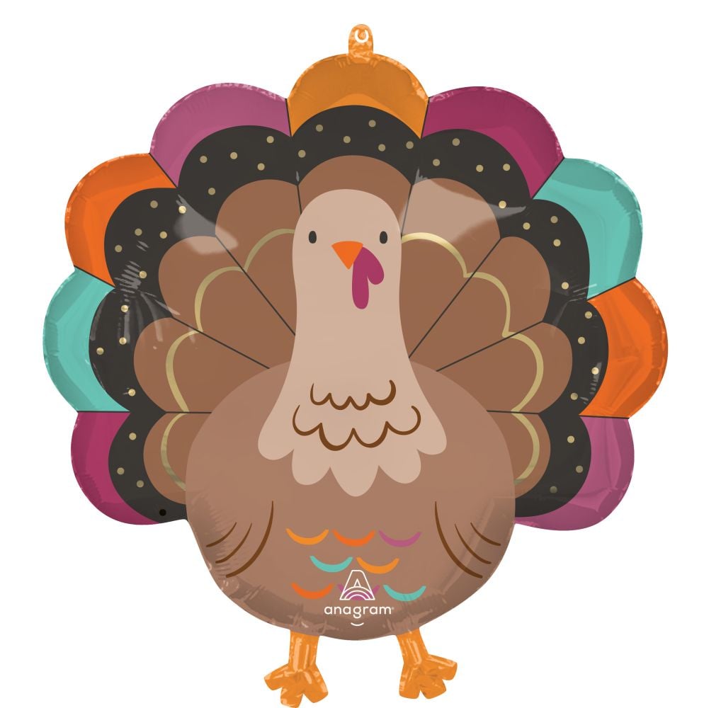 Turkey SuperShape Foil Balloon