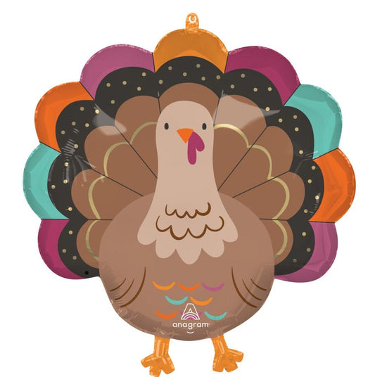 Turkey SuperShape Foil Balloon