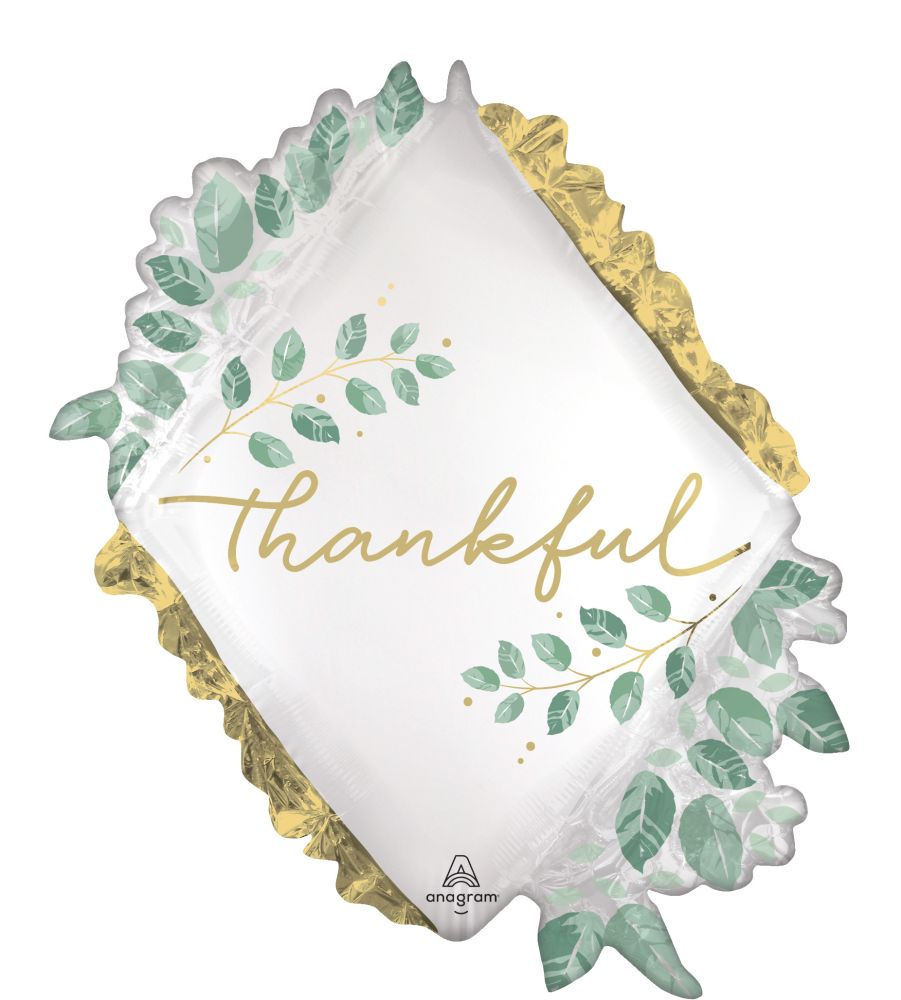 Thankful SuperShape Foil Balloon