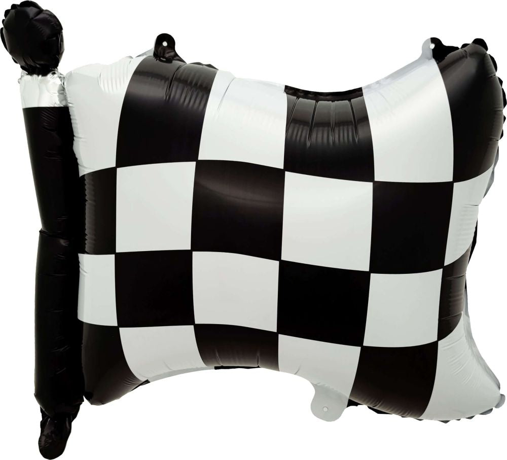 Race Flag Jumbo Foil Balloon