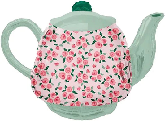 Tea Time Kettle SuperShape Foil Balloon