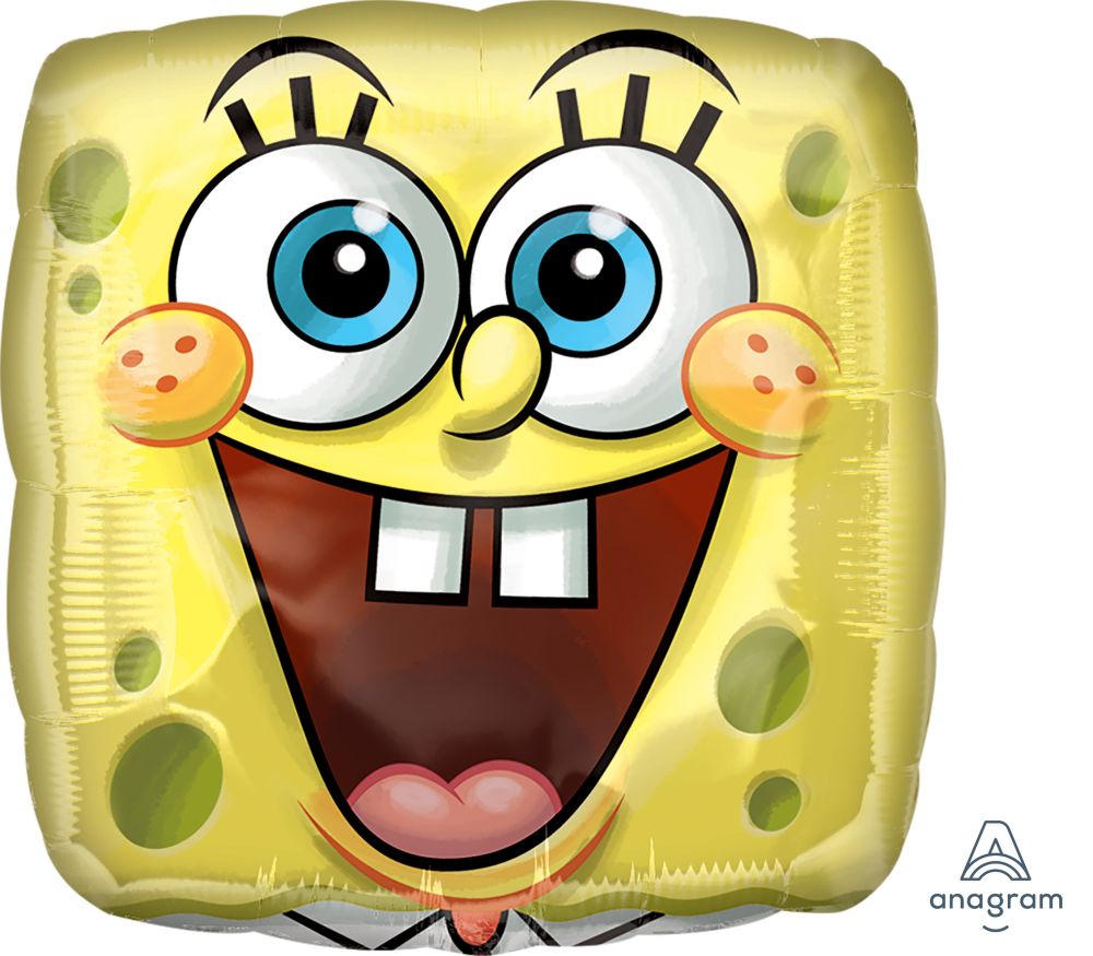 SpongeBob Square Face Standard Foil Balloon