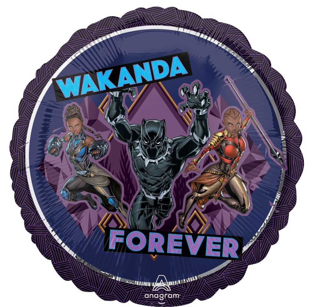 Black Panther Wakanda Forever Standard Foil Balloon