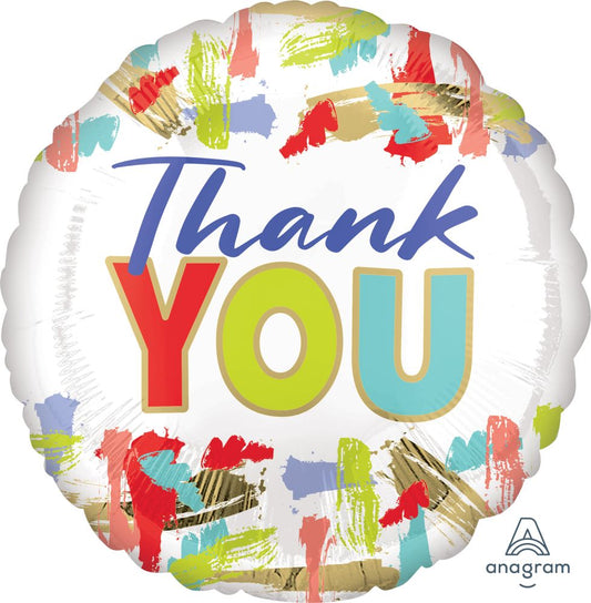 Thank You, Painting Cloud Standard Foil Balloon