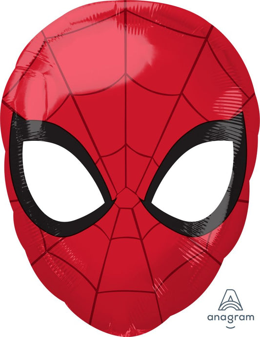 Spider Man Face Animated Standard Foil Balloon