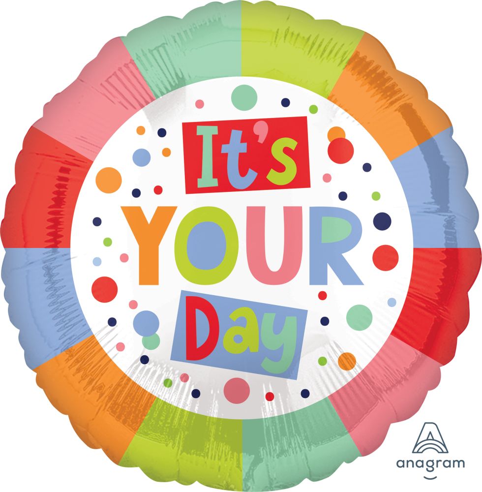 It’s Your Day Radiant, Standard Foil Balloon
