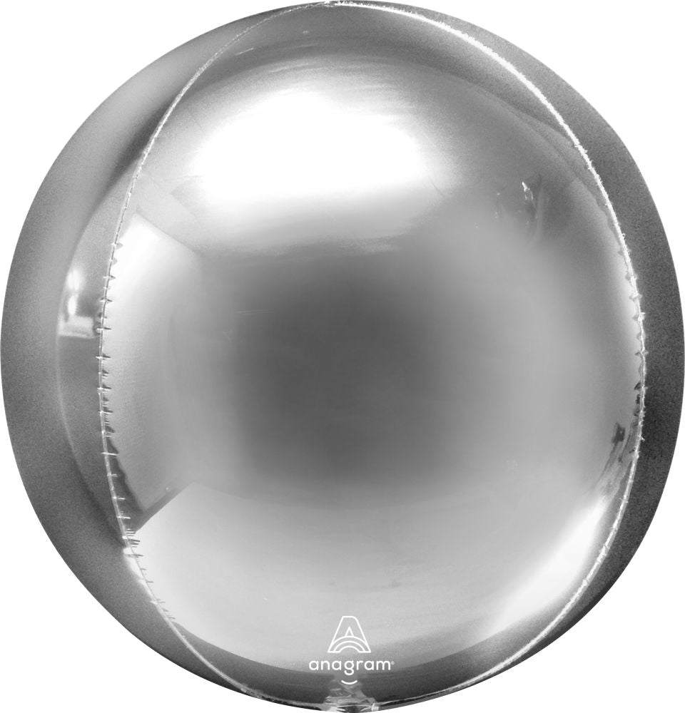 Silver Orbz Balloon