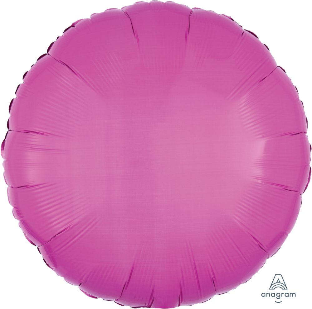 Bubble Gum Pink Solid Color Standard Foil Balloon