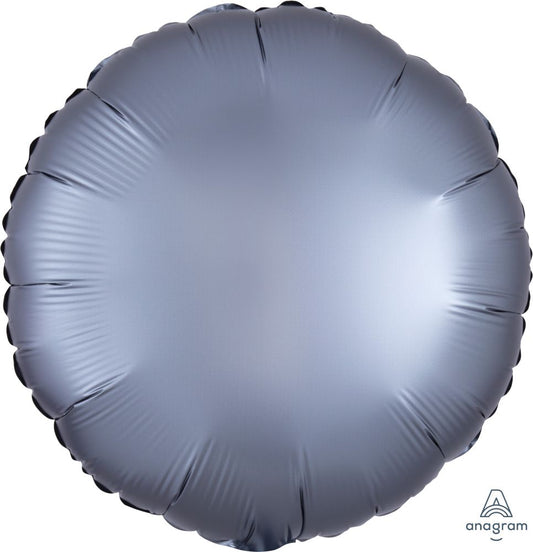 Graphite Metallic Finish Solid Color Standard Foil Balloon