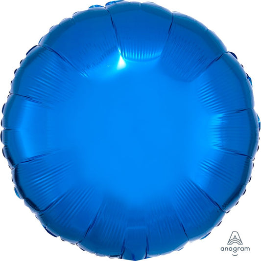 Metallic Blue Solid Color Standard Foil Balloon