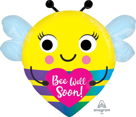 Bee Well Soon! Bee Shape Standard Foil Balloon
